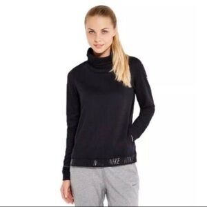 Nike Turtleneck Sweater Athletic Black Size Medium
